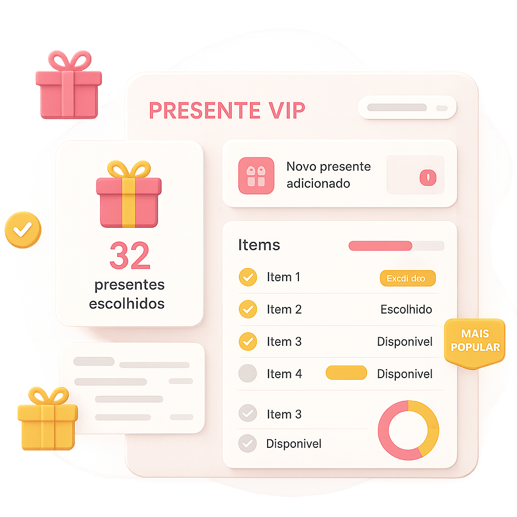 Presente VIP - Painel de Controle